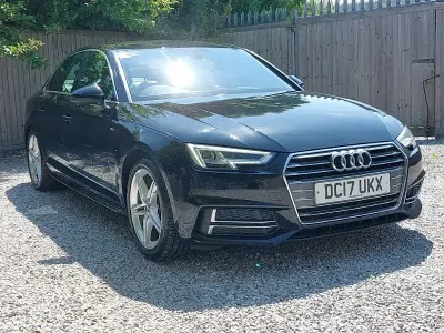 Used Audi A4 S-Line 150 HP (110 kW) 2017 Black Sedan