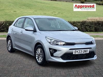 Silver Used 2023 Kia Rio Hatchback | £14,375 (Fair price)