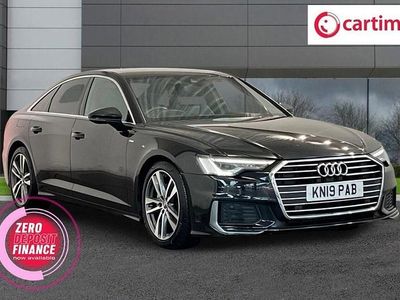 Used Audi A6 S-Line 204 HP (150 kW) 2019 Black Sedan