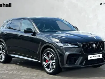 Used Jaguar F-Pace SVR 550 HP (404 kW) 2021 Metallic  santorini black  SUV