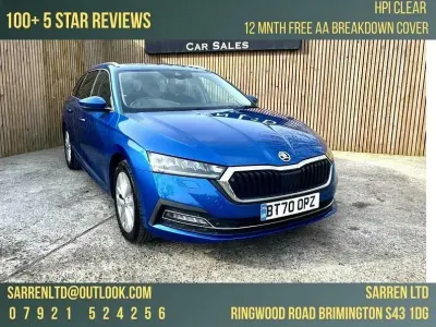 Gebraucht Skoda Octavia SE L 150 PS (110 kW) 2020 Blau Kombi