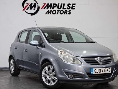 Used Vauxhall Corsa Design Edition 2007 Silver Hatchback