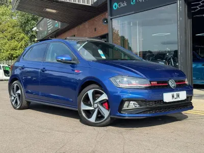 Used VW Polo GTI 200 HP (147 kW) 2019 Blue Hatchback