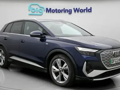 Used Audi Q4 e-tron S-Line 150 kW (204 HP) 2023 Blue SUV