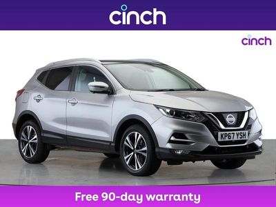 Silver Used 2017 Nissan Qashqai N-Connecta SUV | £11,209 (Fair price)