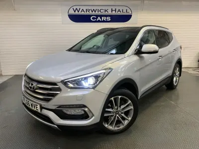 Begagnad Hyundai Santa Fe Premium SE 2016 Silver SUV