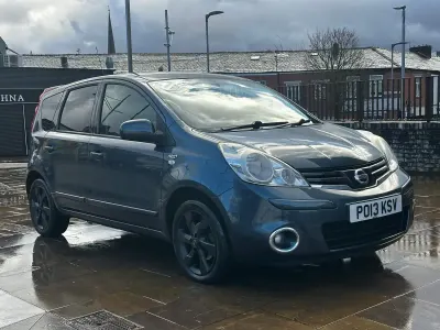 Used Nissan Note N-TEC 90 HP (66 kW) 2013 Blue Hatchback