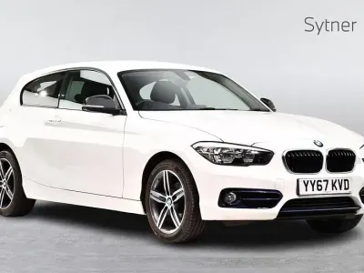 Used BMW 118 Sport Line 134 HP (98 kW) 2017 White Hatchback