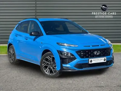 Usado Hyundai Kona N Line 117 CV (86 kW) 2023 Azul SUV