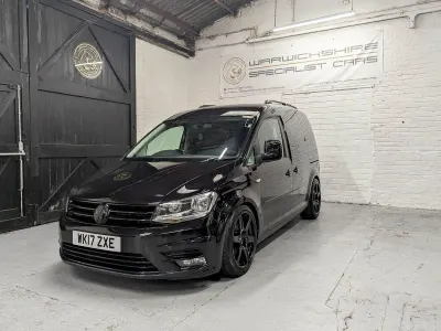 Used VW Caddy Black Edition 102 HP (75 kW) 2017 Black MPV