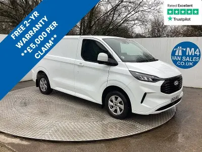 Used Ford Transit Custom Limited 136 HP (100 kW) 2024 White Van
