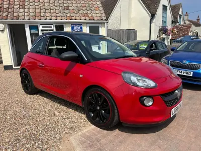 Used Vauxhall Adam Glam 70 HP (51 kW) 2015 Red Hatchback