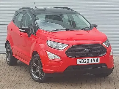 Used Ford Ecosport ST-Line 125 HP (91 kW) 2020 Red SUV