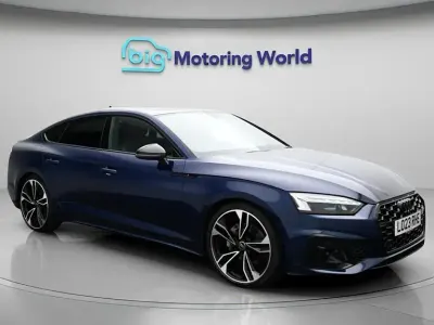 Used Audi A5 Sportback Black Edition 204 HP (150 kW) 2023 Blue Hatchback