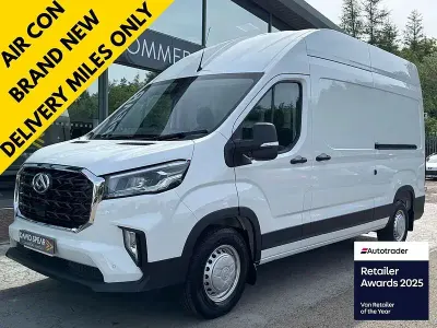 New Maxus V90 150 HP (110 kW) 2026 White Van