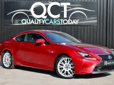 Used Lexus RC300h Sport Line 220 HP (161 kW) 2017 Red Coupe