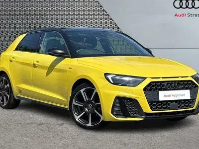 Used Audi A1 Sportback S-Line 150 HP (110 kW) 2019 Yellow Hatchback