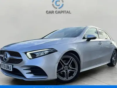Used Mercedes A200 AMG line 163 HP (119 kW) 2020 Silver Hatchback