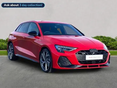 Used Audi A3 Black Edition 147 HP (108 kW) 2025 Red Hatchback