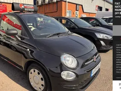Used Fiat 500 Pop 69 HP (50 kW) 2019 Black Hatchback