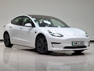 White Used 2021 Tesla Model 3 Long Range AWD Sedan | £20,698 (Fair price)