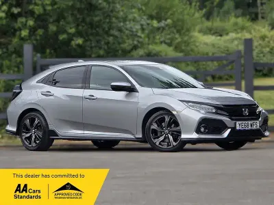 Used Honda Civic Sport 182 HP (133 kW) 2018 Silver Hatchback