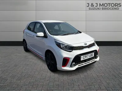 Used Kia Picanto GT-Line 83 HP (61 kW) 2017 White Hatchback