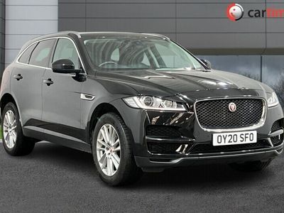 used Jaguar F-Pace 2.0 PORTFOLIO AWD 5d 178 BHP 10-Way Electric Front Seats, Rear View Camera, Heated Front Seats, 10-Inch Touchscreen, Meridian Sound System Santorini Black, 19-Inch Alloys