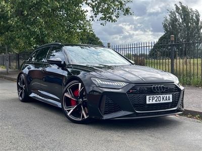 used Audi RS6 RS6 4.0AVANT TFSI QUATTRO CARBON BLACK MHEV 5d AUTO 592 BHP