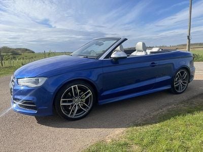 Used Audi S3 Cabriolet Advanced 300 HP (220 kW) 2015 Blue Cabriolet