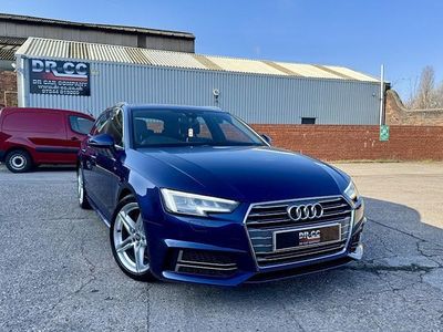 Used Audi A4 S-Line 150 HP (110 kW) 2017 Blue Estate