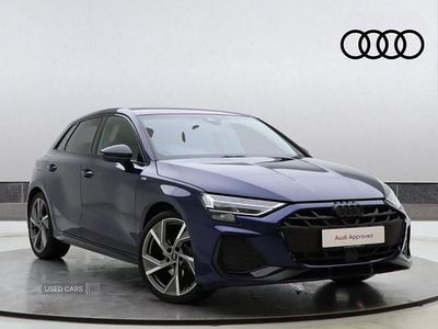 Used Audi A3 Black Edition 2025 Blue Hatchback