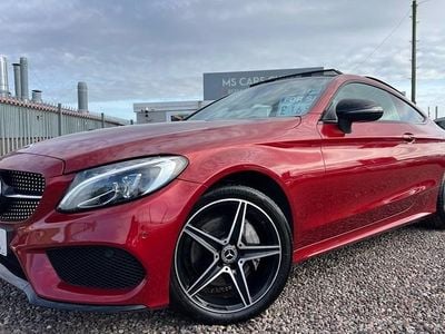Used Mercedes C200 AMG Line Premium 184 HP (135 kW) 2018 Red Coupe