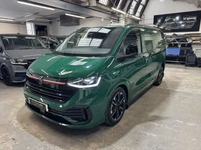 New VW T7 Sportline 170 HP (125 kW) 2026 Green Van