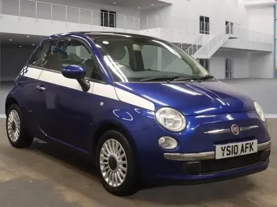 Gebraucht Fiat 500 Lounge 69 PS (50 kW) 2010 Blau Kleinwagen