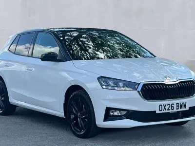 Used Skoda Fabia Design Edition 116 HP (85 kW) 2026 Candy white black magic pearl effect Hatchback