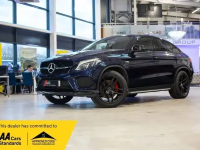 Begagnad Mercedes GLE43 AMG Premium 2018 Blå Sportkupé