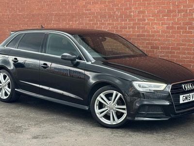 Used Audi A3 S-Line 2019 Black Sedan