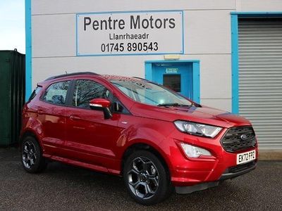 Used Ford Ecosport ST-Line 125 HP (91 kW) 2022 Red SUV