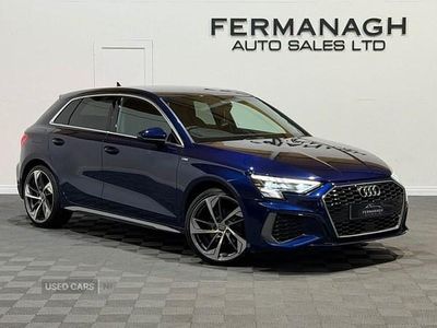 Used Audi A3 S-Line 2024 Blue Hatchback