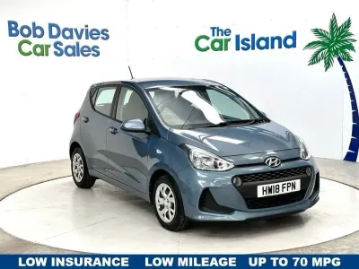 Used Hyundai i10 SE 66 HP (48 kW) 2018 Blue Hatchback