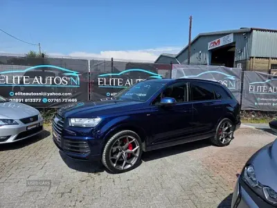 Used Audi Q7 S-Line 268 HP (197 kW) 2018 Blue SUV