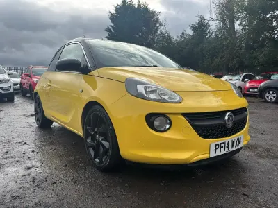 Used Vauxhall Adam Slam 70 HP (51 kW) 2014 Yellow Hatchback
