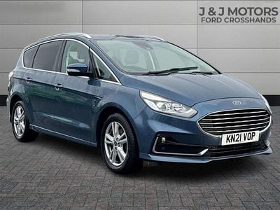 Used Ford S-MAX Titanium 150 HP (110 kW) 2021 Blue MPV