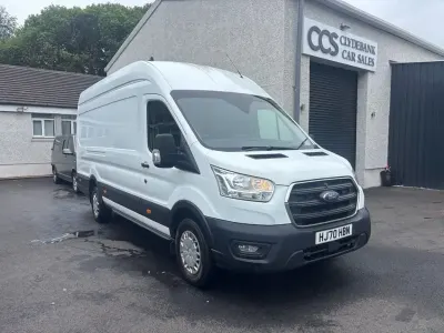 Used Ford Transit Trend 130 HP (95 kW) 2020 White Van