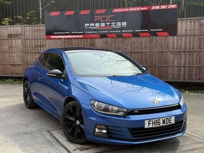 Used VW Scirocco Black Edition 184 HP (135 kW) 2016 Blue Coupe