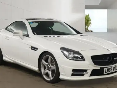 Used Mercedes SLK250 AMG 2015 White Cabriolet
