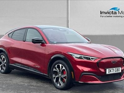 Lucid red Used 2021 Ford Mustang Mach-E Extended Range SUV | £24,000 (Good price)