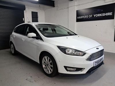 White Used 2014 Ford Focus Titanium Hatchback | £4,495 (Expensive)
