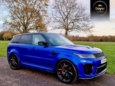Blue Used 2018 Land Rover Range Rover Sport SVR SUV | £32,500 (Good price)